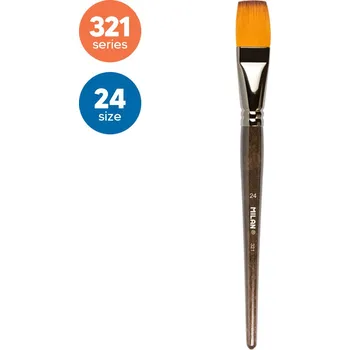 Umělecký štětec Štětec plochý MILAN č. 24 - 321