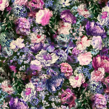 Hoffman 3906-176 Botanical House vícebarevná bavlněná látka