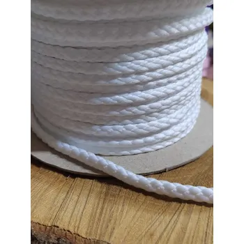 Šňůra PES Ø6 mm barva bílá