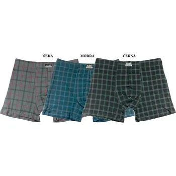 Boxerky Pánské trenkoslipy s lycrou NOVIA M205 Velikost: XXL - ŠEDÁ