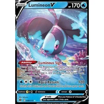 Karetní hra Pokémon BRS 040/172 Lumineon V - Brilliant Stars