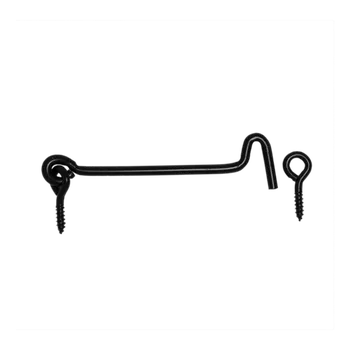 Hák na okna s očkem k zašroubování 120mm ZHK120, černý