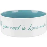 Trixie Keramická miska bílo/tyrkysová; 0,3l (⌀ 12cm)