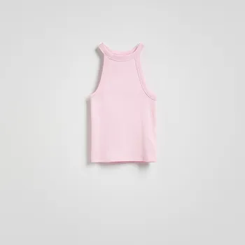 Reserved - Bavlněný top - růžová - WC378-30X - WC378-30X-XS