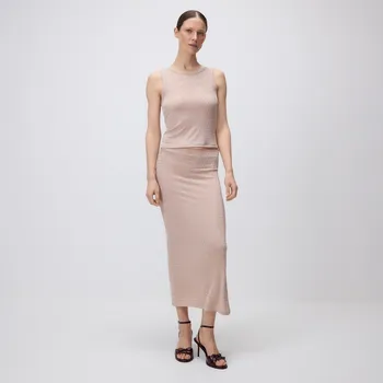 Dámská sukně Reserved - Sukně se štrasem - pastelově růžová - 654GX-03X - 654GX-03X-S