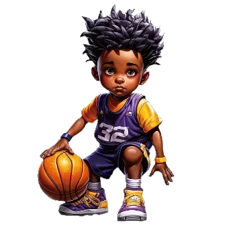 Nažehlovací obrázek - baskeťák (15,0 x 22,0 cm)