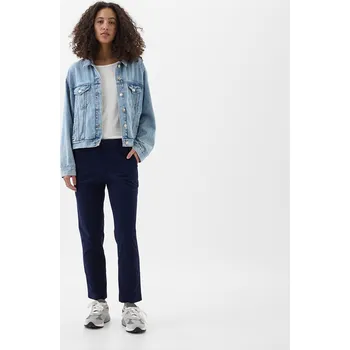 Kalhoty GAP Downtown Khaki Navy Uniform W28