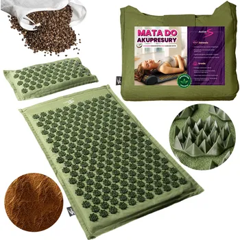 Masáž ActivePlus akupresurní podložka 74 x 44 cm Zelená