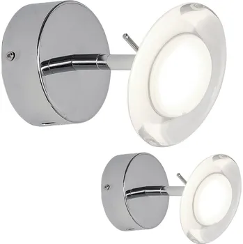 Nástěnné svítidlo Nástěnné svítidlo Ellipse, 1x chromové kovové stínítko, ch