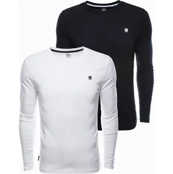 Umění Ombre Men's longsleeve set with elastane - MIX 2 Ombre černá | šedá 1875813