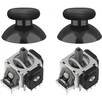 Herní ovladač GuliKit TMR elektromagnetický joystick s krytkami pro ovladače PS5