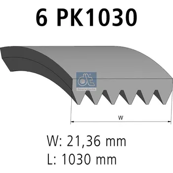 ozubený klínový řemen DT Spare Parts 3.34303