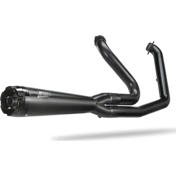 Výfuk pro motocykl Kompletní výfuk Harley Davidson ZARD Softail (18-24) černý