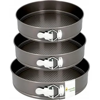 Obraz Formy na dort kulaté sada 3 ks 24 26 28 cm