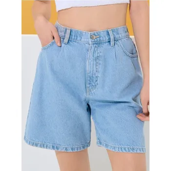 Dámské kraťasy Sinsay - Džínové kraťasy - modrá - 748DB-05J - 748DB-05J-32