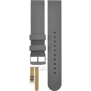 Řemínek na hodinky Silikonový řemínek na hodinky 20 mm šedý