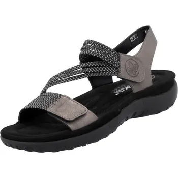 Dámské sandále RIEKER Dámské sportovní šedé sandále RIEKER, model 64870-42 Velikost: 41