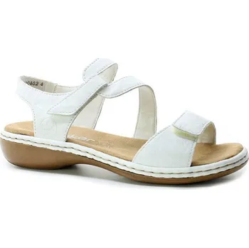 Dámské sandále RIEKER 659C7-80 white, dámské sandály vel.38 (RIEKER 659C7-80 white)