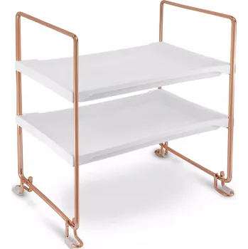 Drátěná police ORGANIZÉR NA KOSMETIKU POLICE DO KOUPELNY STOJAN