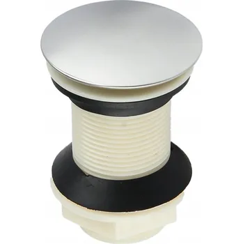 Zátka umyvadlová výpust Click-Clack kulatý Terra Home stříbrná