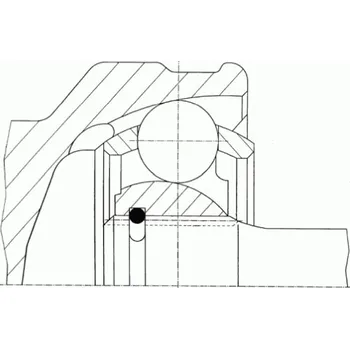 Poloosa kola Spidan 36600 Sada kloubu, hnací hřídel