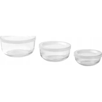 Úložný box IKEA BESTAMMA Úložný box s víkem, sada 3 ks