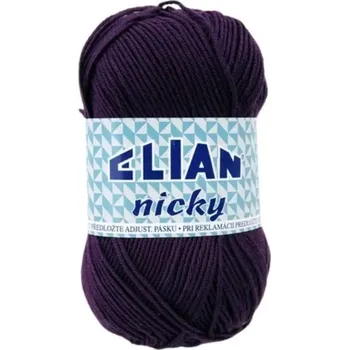Příze Pletací příze Elian Nicky 1088 - fialová