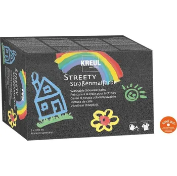 Speciální výtvarná barva Sada Tekutá křída KREUL Streety 6 x 120 ml, KREUL