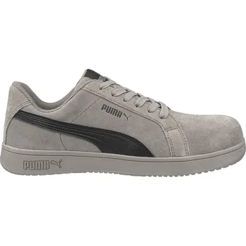 Pracovní obuv PUMA Iconic low S1P ESD stone šedá pánská pracovní obuv 44