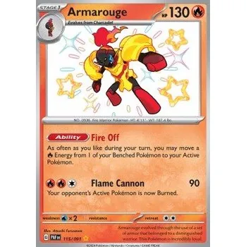 Karetní hra Pokémon PAF 115/091 Armarouge - Paldean Fates