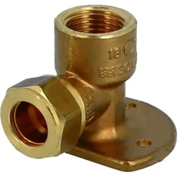 rozdělovač topení Svěrná nástěnka 15x1/2" na CU trubku s vnitřním závitem