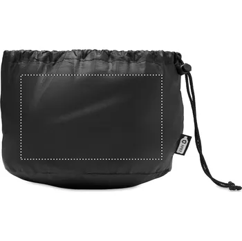 Cestovní polštářek Cestovní polštář z 210D RPET 5 POUCH SIDE 1, 120x200mm Sítotiskový transfer, 1 barva