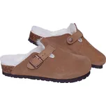 Kreibich&Heitmann Kožešinové pantofle ELVIS Barva: hnědá, Velikost: 39