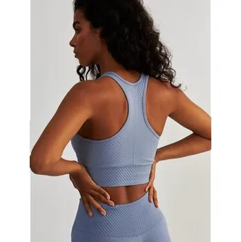 Dámské spodní prádlo BeShaped Sportovní podprsenka Bezszwowy Femme Force Modrá XS