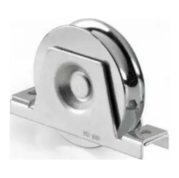 HiMotions 110.100 pojezdové kolo posuvné brány, k přišroubování, pro V profil, průměr 98 mm, nosnost 500 Kg