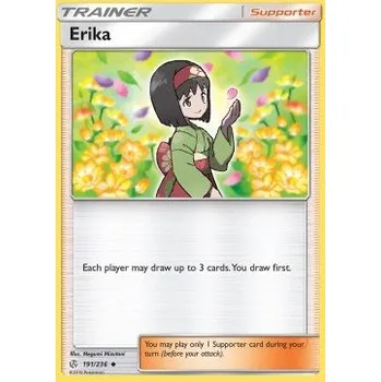 Karetní hra Pokémon CEC 191/236 Erika - Cosmic Eclipse Stav: Near Mint, Verze: NORMAL