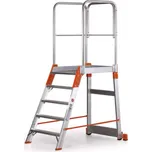 Hliníkový můstek jednostranný PREMIUM, výška 1040 mm, 5 stupní