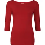 Dámské bambusové triko PROGRESS Akina s 3/4 rukávem višňová Velikost: M