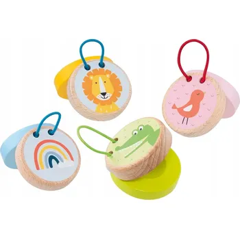 Dřevěná hračka Dřevěné kastaněty Goki 61868