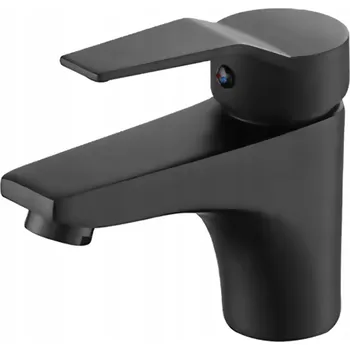 Vodovodní baterie Umyvadlová baterie černá matná páková stojící