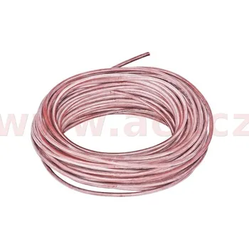 elektrický kabel silikonový kabel s průřezem 0,75 mm, červená izolace, (cena za 1 m)