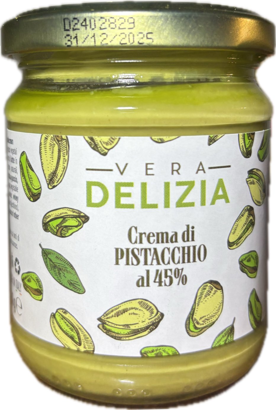 DELIZIA - pistáciový krém 190 gr