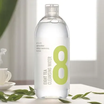 Přípravek na čištění pleti a oči B.O.M. - Eight Tea Cleansing Water - Čisticí pleťová voda s extrakty z čajovníku - 500 ml