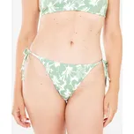 ROXY Dámské plavky spodní díl na zavazování Flower M ZELENÁ