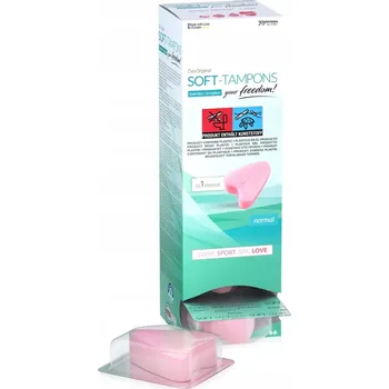 Menstruační houba SOFT TAMPONS MINI 10 ks Houbičky pro Používání BĚHEM SEXU