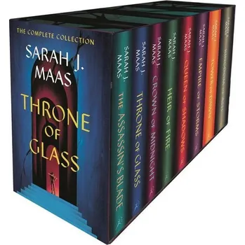 Throne of Glass Box Set: The Complete 8-Book Collection - Sarah J. Maas [angličtina] (2019, 5008 stran, pevná / vázaná vazba)
