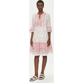 Dámské šaty Iconique Letní šaty IC25-037 Bílá Relaxed Fit S