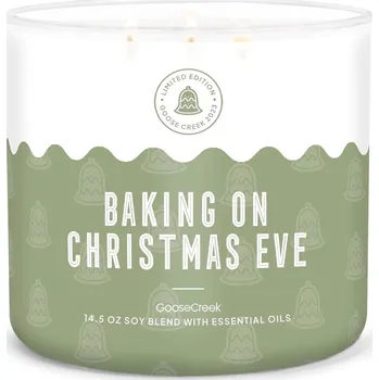 Svíčka Goose Creek Candle svíčka Baking on Christmas Eve, 411 g