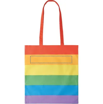 Nákupní taška Bavlněná nákupní taška 200 g Sítotiskový transfer (max. 7 barev, 50x300mm) 7 barev 10 ORANGE STRAP