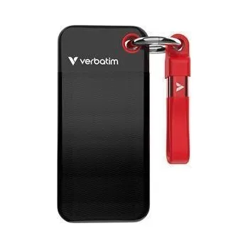 Pevný disk Externí disk "Pocket SSD", černá/červená, 1 TB, USB 3.2 Gen2, VERBATIM 32192